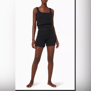 SKIMS Black Fuzzy Lounge Set